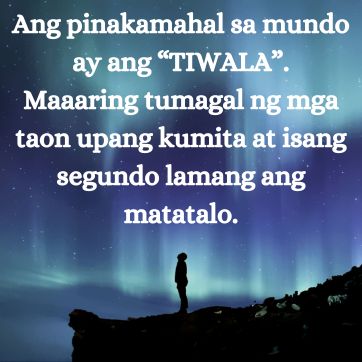 patama real talk quote on trust in tagalog